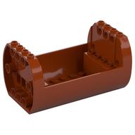 Fuselage 6 × 10 × 4 Round in Dark Orange