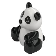 Duplo Animal Bear, Sitting, Panda Print White