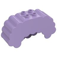Duplo Brick, Hair, 2 × 2 Top Studs, Rounded Lavender