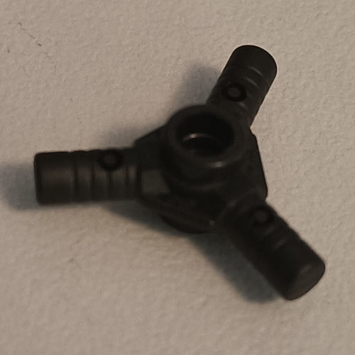 Tool Connector 3 Bar, 120 deg, Stud on Both Sides Perltitan