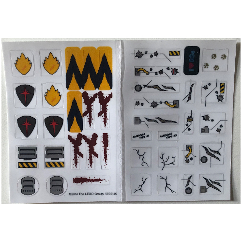 Sticker Sheet for Set 5002145-1 [No Color/Any Color]