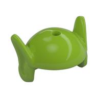 Bald Head with Hole in Top and Long Pointed Ears [Plain] Lime