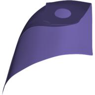 Neckwear Cape, Standard [Traditional Starched Fabric] Medium Violet