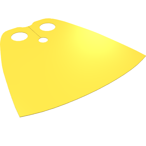 Neckwear Cape, Standard [Traditional Starched Fabric] Gelb