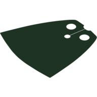 Neckwear Cape, Standard [Traditional Starched Fabric] Dunkelgrün