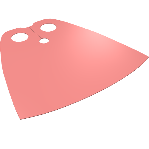 Neckwear Cape, Standard [Traditional Starched Fabric] Sand Red