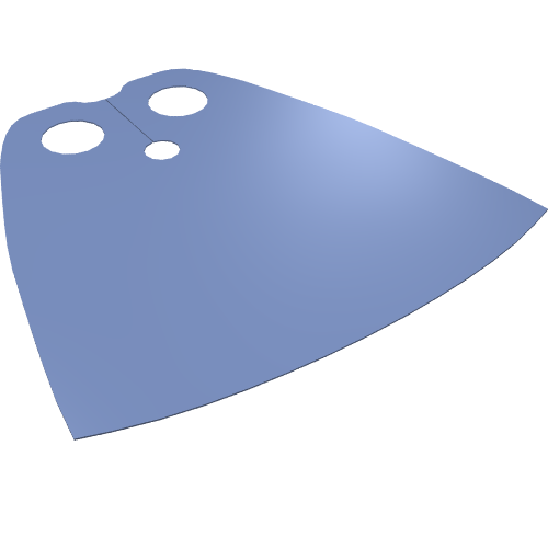 Neckwear Cape, Standard [Traditional Starched Fabric] Sand Blue