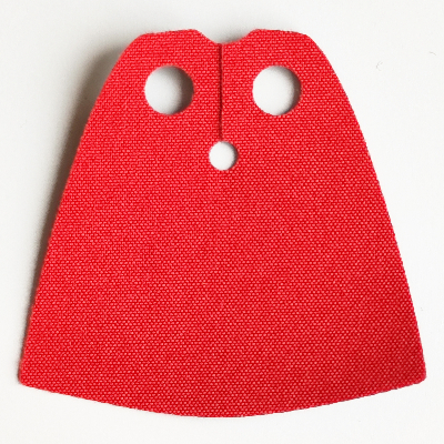 Halsbekleidung Umhang, Standard mit schwarzer Rückseite [Traditioneller gestärkter Stoff] Rot