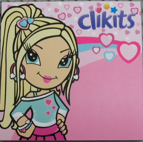 Clikits Notepad, 'Heart' Print [No Color/Any Color]