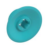 Train Wheel Small, hole notched for wheels holder pin Medium Azure