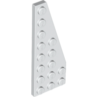 Wedge Plate 8 × 3, 22° Right White