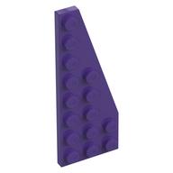 Wedge Plate 8 × 3, 22° Right Dark Purple