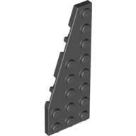 Wedge Plate 8 × 3, 22° Left Black