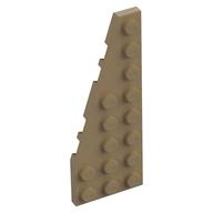 Wedge Plate 8 × 3, 22° Left Dark Tan
