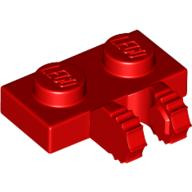 Hinge Plate 1 × 2 Locking with 2 Fingers on Side, 7 Teeth Rot
