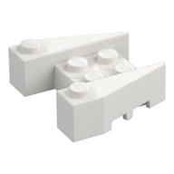 Brick Wedged 3 × 4 [Stud Notches] White