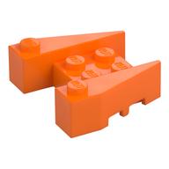 Brick Wedged 3 × 4 [Stud Notches] Orange