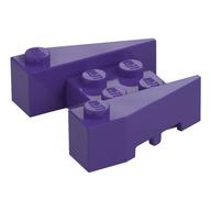 Brick Wedged 3 × 4 [Stud Notches] Dunkellila