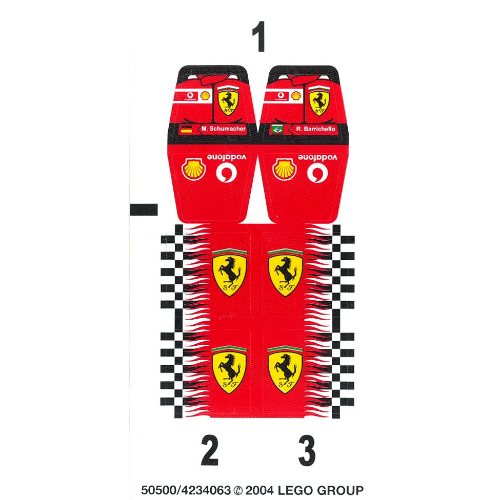 Sticker Sheet for Set 8389-1 [No Color/Any Color]