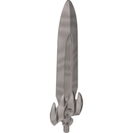Large Figure Weapon Sword, Santis / King Mathias (Series 2) Perlhellgrau