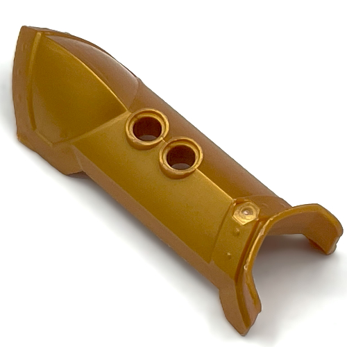 Large Figure Limb Cover, Armor, Leg / Shin Guard Type 1 Reddish Gold