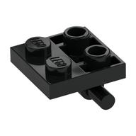 Plate Special 2 × 2 with Horizontal T-Bar Underneath Black