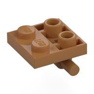 Plate Special 2 × 2 with Horizontal T-Bar Underneath Mittelnougat