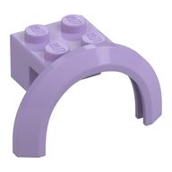 Wheel Arch, Mudguard 4 × 2 1/2 × 2 with 2 × 2 Plate Lavender