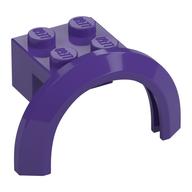 Wheel Arch, Mudguard 4 × 2 1/2 × 2 with 2 × 2 Plate Dunkellila