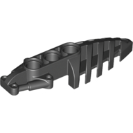 Large Figure Foot, with 3 Holes, Visorak Schwarz