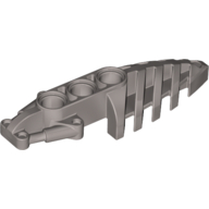 Large Figure Foot, with 3 Holes, Visorak Pearl Light Gray