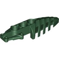 Large Figure Foot, with 3 Holes, Visorak Dark Green