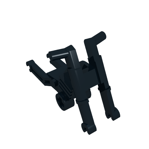 Vehicle Base, Motorcycle Chassis, Short Fairing Mounts Schwarz