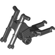 Vehicle Base, Motorcycle Chassis, Long Fairing Mounts Black