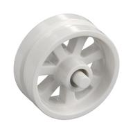 Wheel Centre 15 × 6 City Motorcycle with Stub Axles Weiß