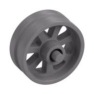 Wheel Centre 15 × 6 City Motorcycle with Stub Axles Mattsilber