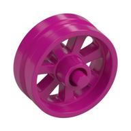 Wheel Centre 15 × 6 City Motorcycle with Stub Axles Magenta