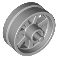 Wheel Centre 15 × 6 City Motorcycle with Stub Axles