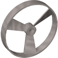 Large Figure Spinner / Propeller with Code Print (Rhotuka) Dark Red
