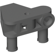 Large Figure Skeletal, Connector Block 1 × 3 × 2 with 2 Pins and Axle Hole (Rhotuka)
