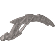 Large Figure Weapon, Claw / Fang, 2 Pin Holes (Visorak Boggarak) Perlhellgrau