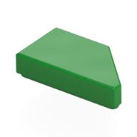 Fliese 1 × 2 mit Noppe Kerbe links Hellgrün
