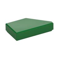 Tile 1 × 2 with Stud Notch Left Green