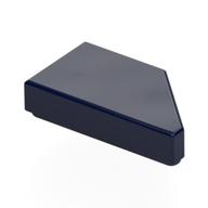 Tile 1 × 2 with Stud Notch Left Dark Blue