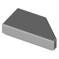 Tile 1 × 2 with Stud Notch Left Light Bluish Gray