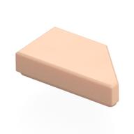 Tile 1 × 2 with Stud Notch Left Light Nougat