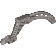 Large Figure Weapon, Claw / Fang, 2 Pin Holes (Visorak Roporak) Perlhellgrau