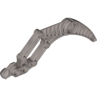 Large Figure Weapon, Claw / Fang, 2 Pin Holes (Visorak Suukorak) Perlhellgrau