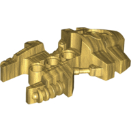 Large Figure Foot, Toa Hordika Pearl Gold