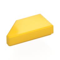 Tile 1 × 2 with Stud Notch Right Yellow